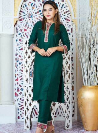 Two Piece Kurti-KC-GRN