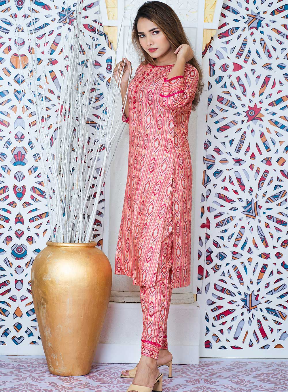 47 - Kashmiri 2 Piece Kurti-KC-MGN