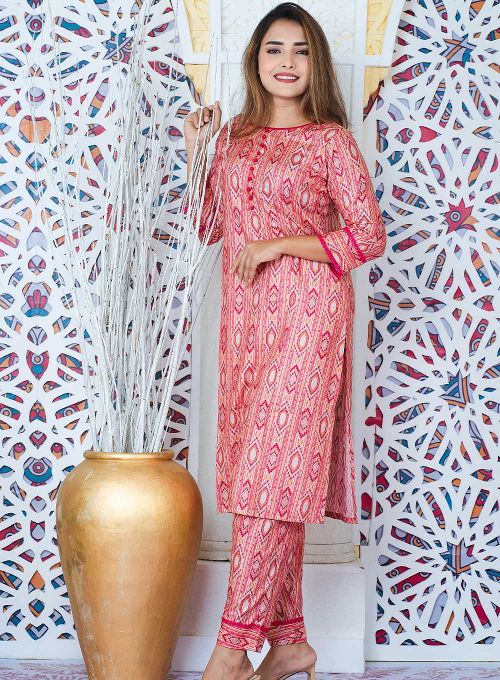 47 - Kashmiri 2 Piece Kurti-KC-MGN