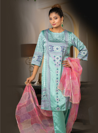246 - Dark Mint Ladies 3 Pcs