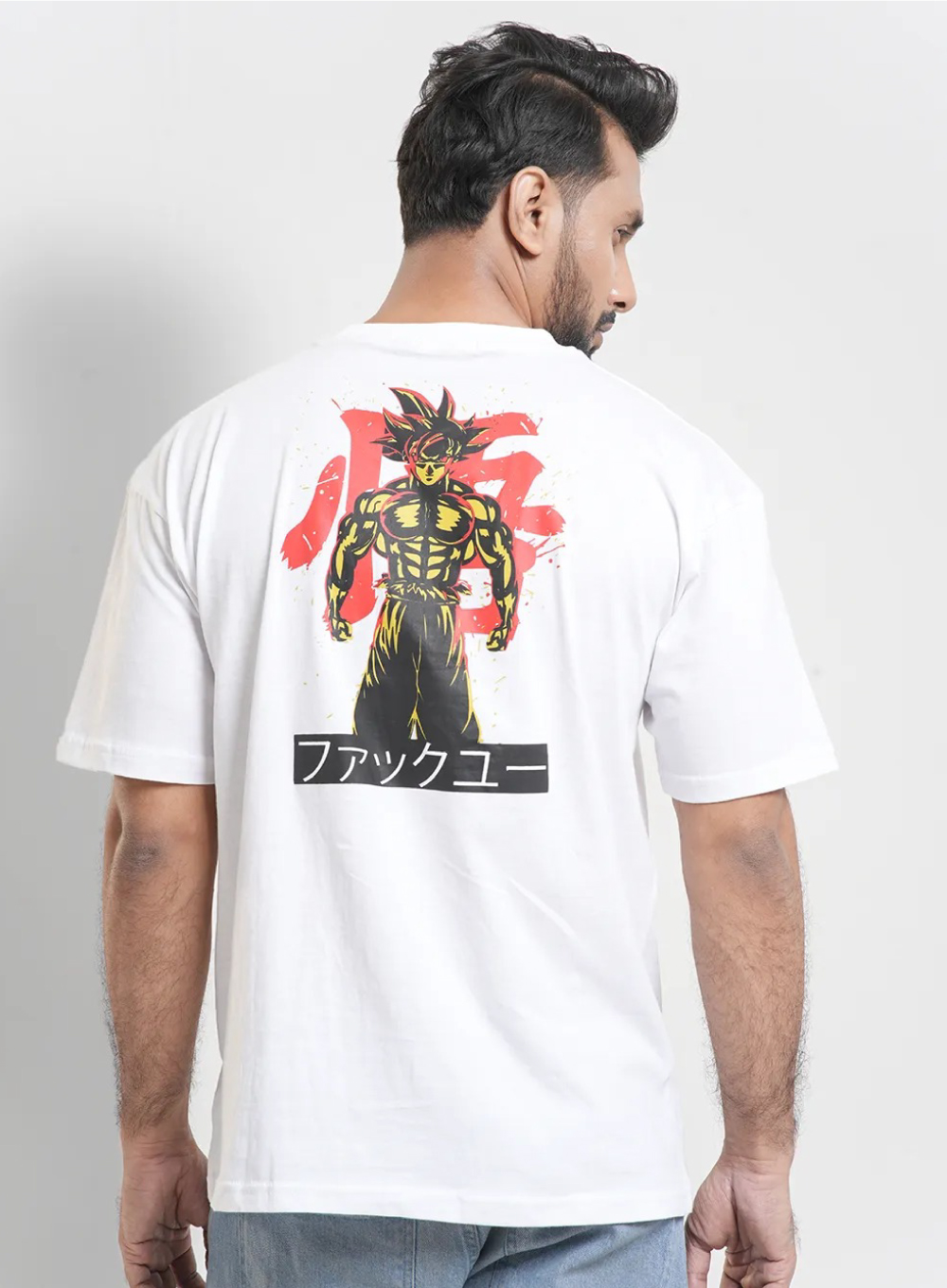 279 - Men’s White Printed Cotton T-Shirt