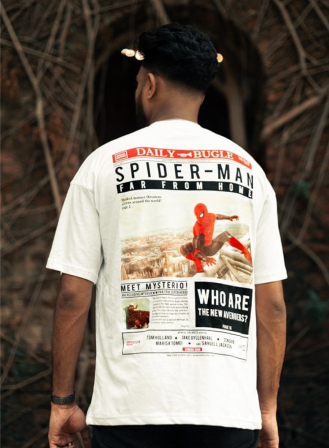 364 - Premium Drop Shoulder (Spider Man)
