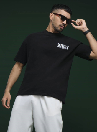 376 - Mens Premium Drop Shoulder (Scarface)