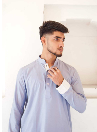 Premium Panjabi Light Blue