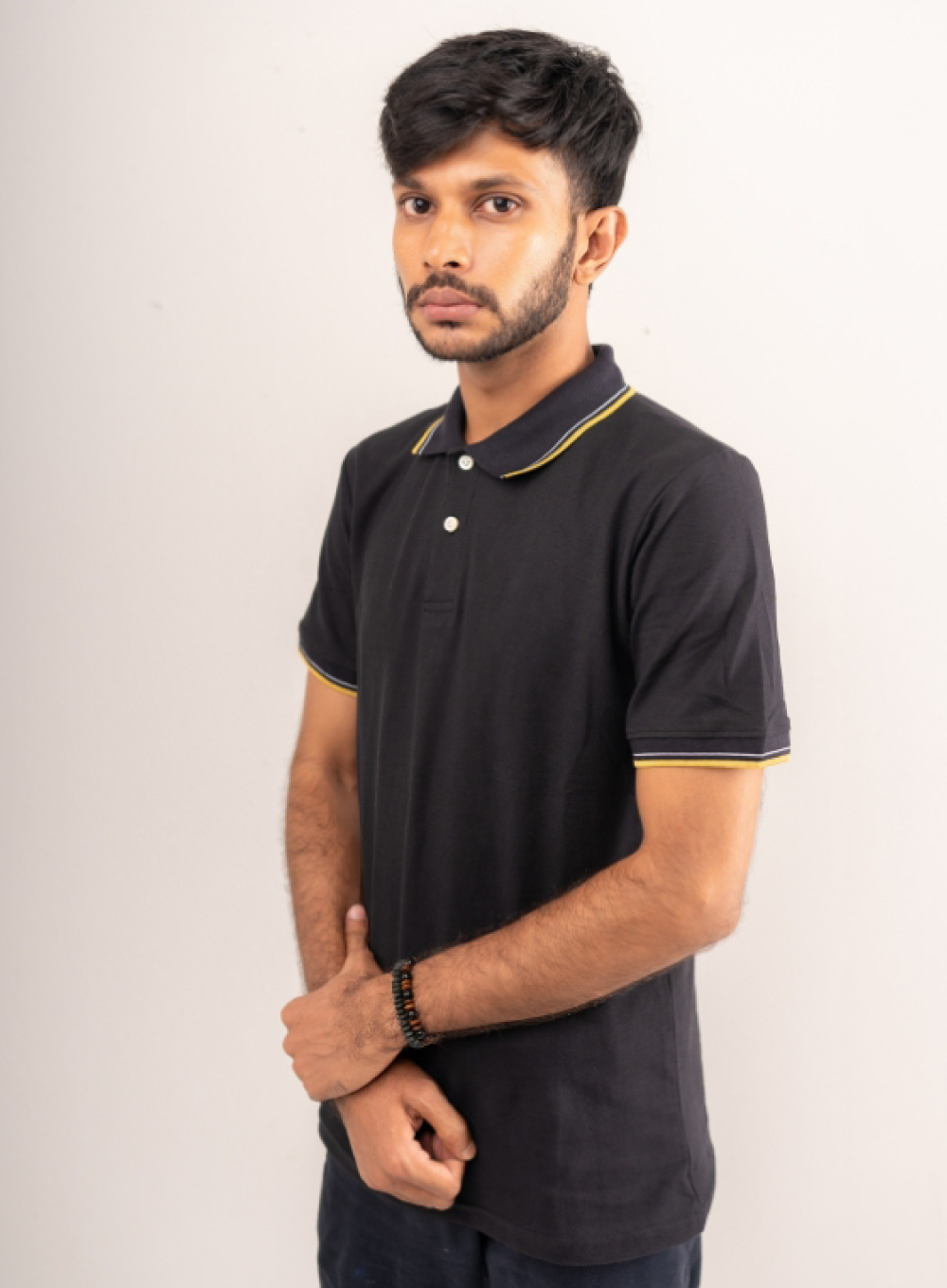 Premium Black Tripping Polo Shirt