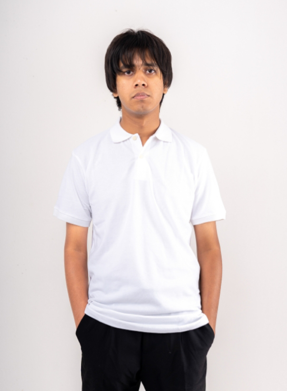 Premium White Polo Shirt