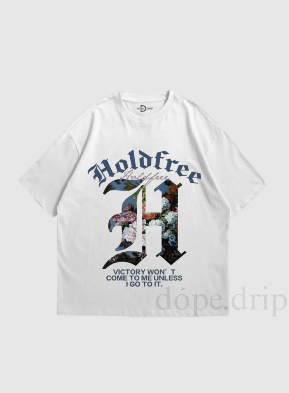 "HOLDFREE" Drop Shoulder Tees