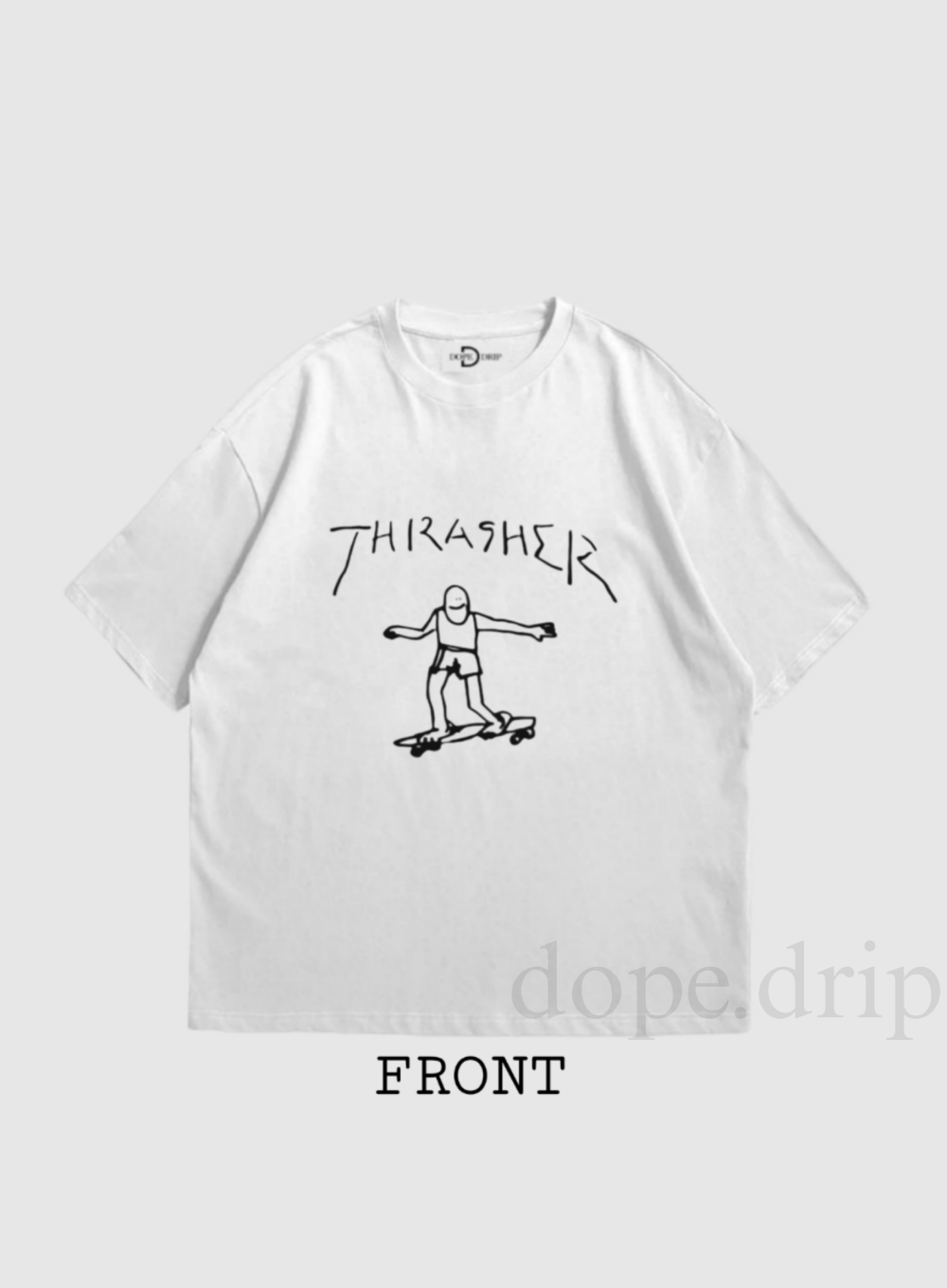 "Thrasher" Drop Shoulder Tees