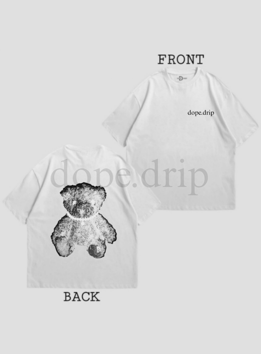 "TEDDY" Drop Shoulder Tees