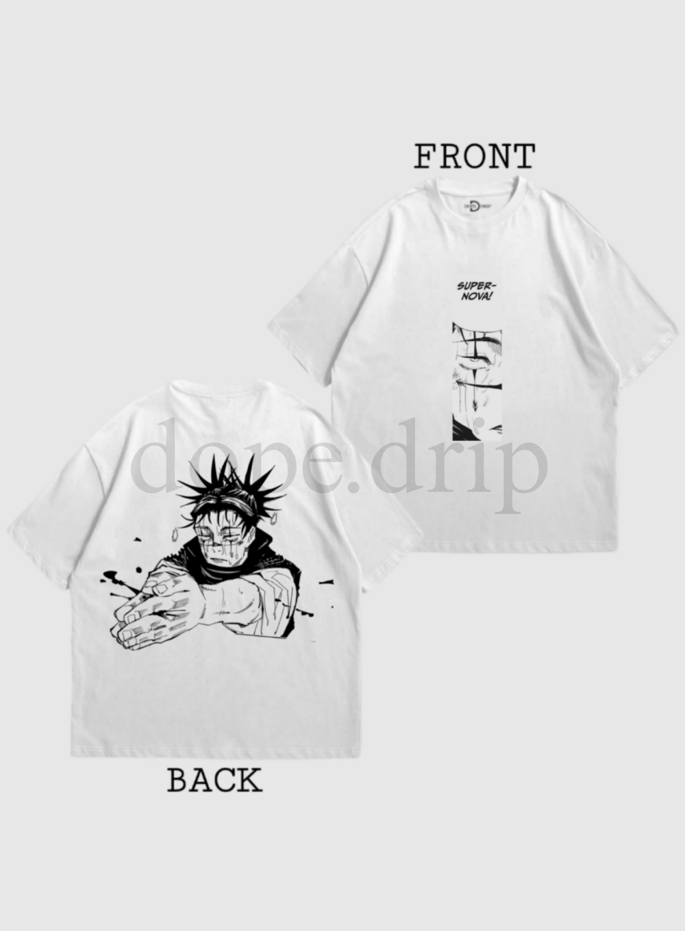 "JUJUTSU KAISEN" Drop Shoulder Tees