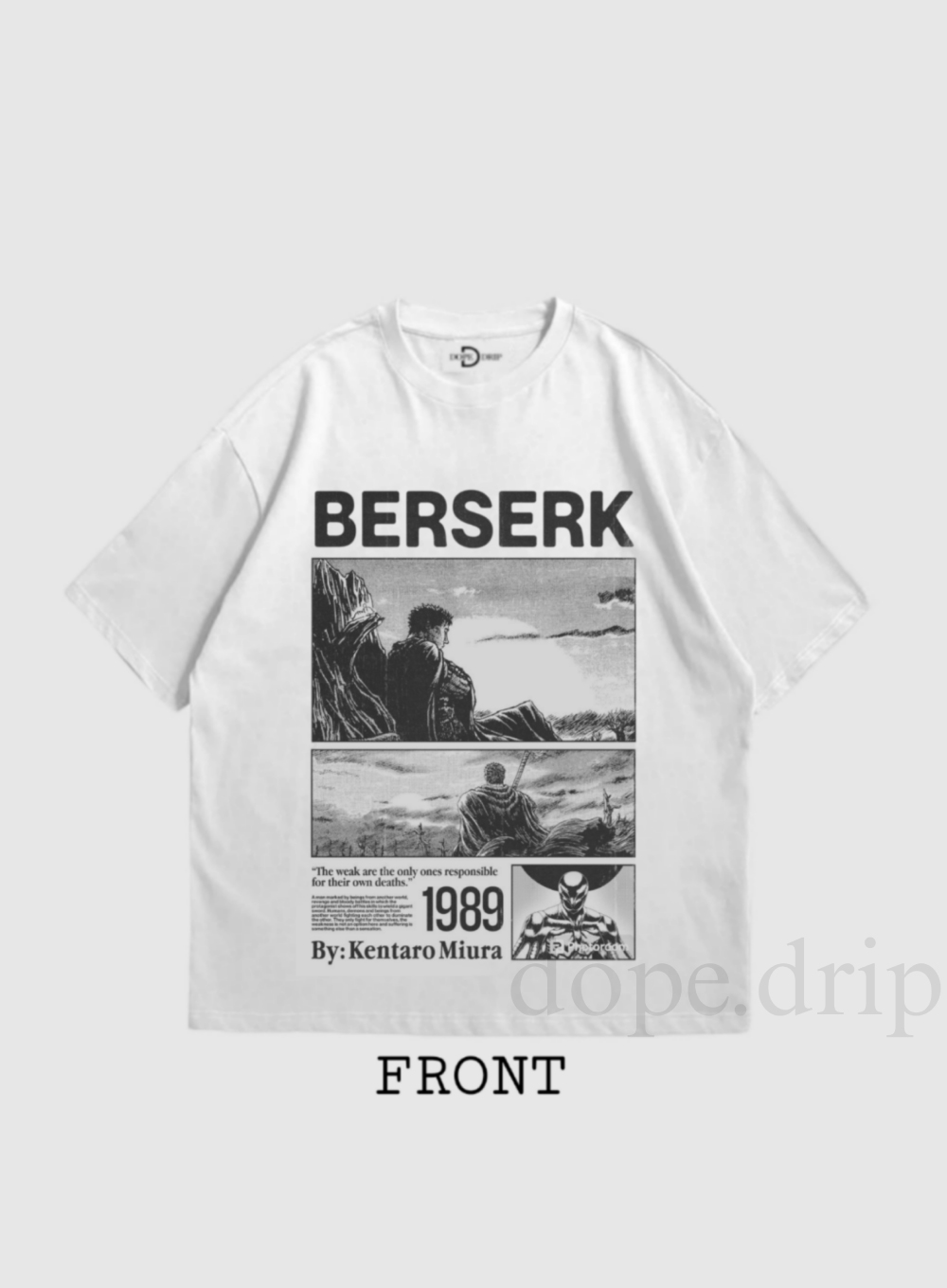 "BERSERK" Drop Shoulder Tees