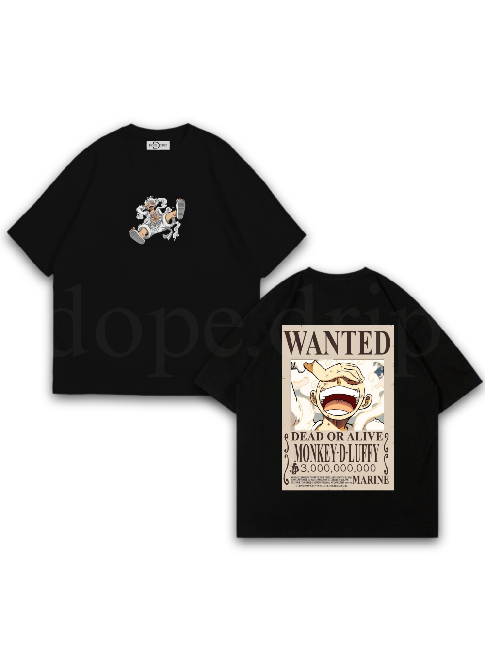 "One Piece" Drop Shoulder Tee