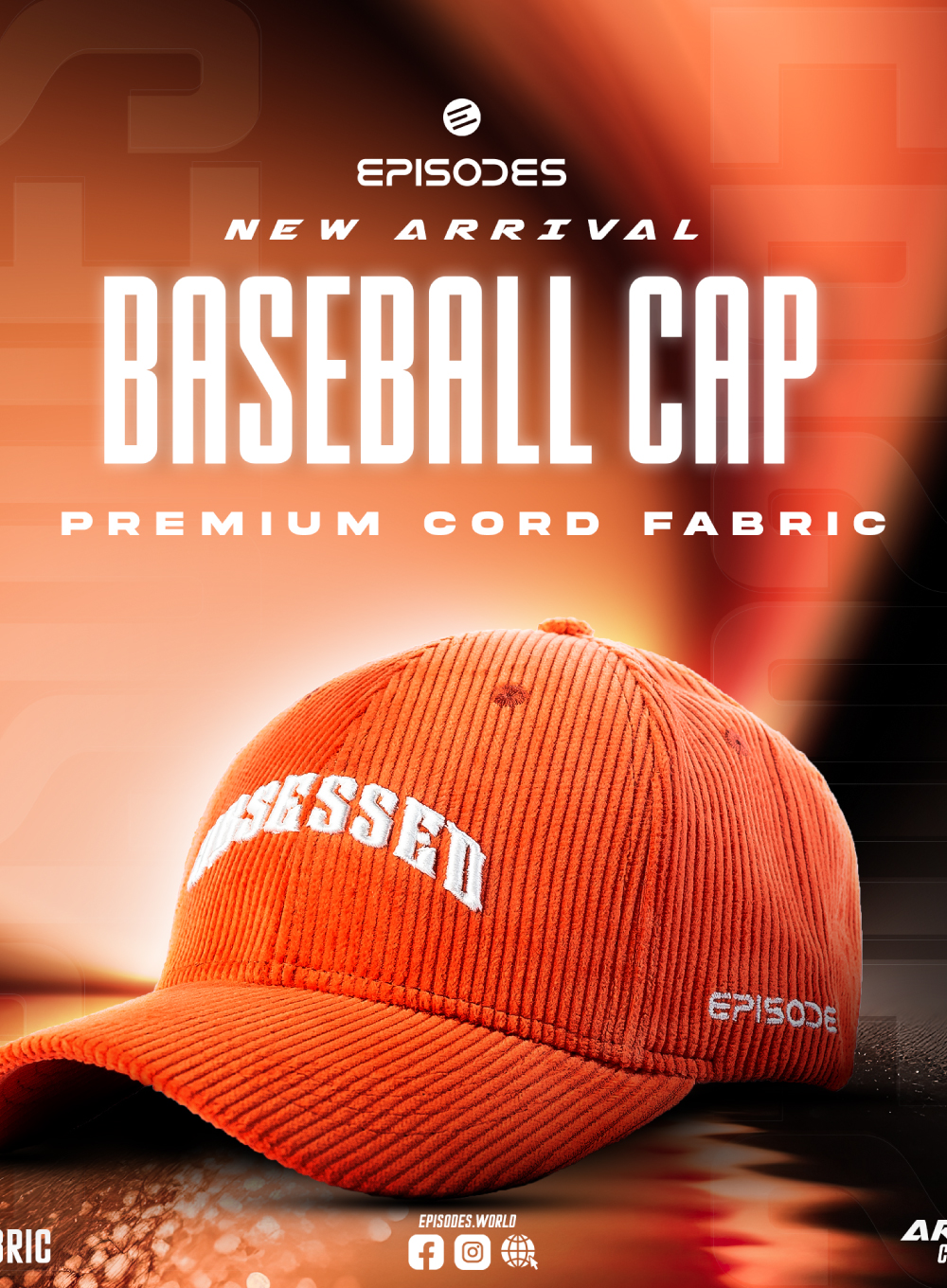 Orange Obsession Premium Cap: Squeeze the Day with Obsessed