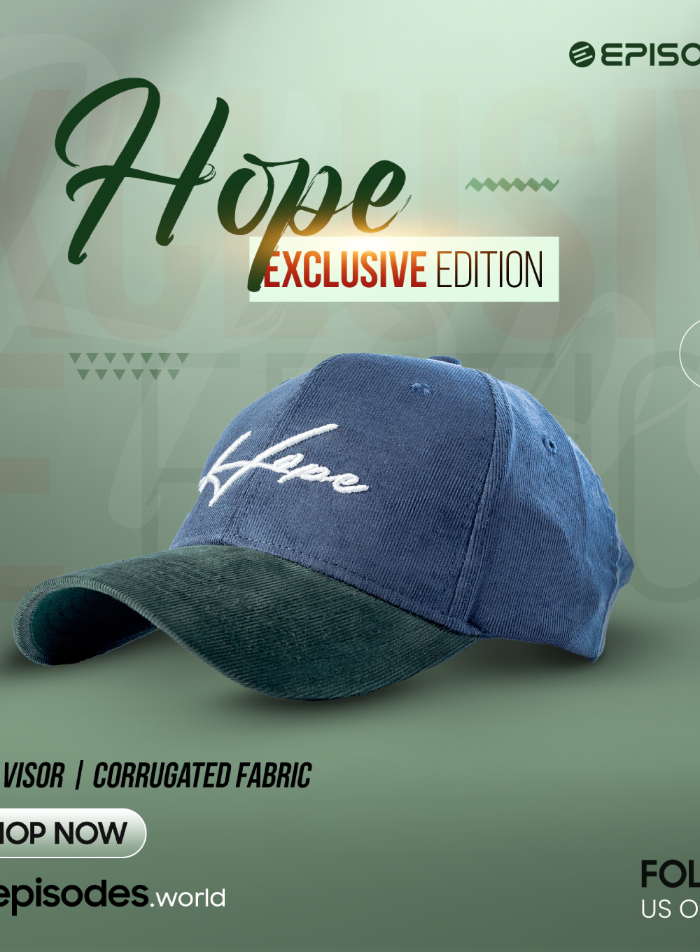 The Hope Cap – Ash & Green: A Symbol of Optimism