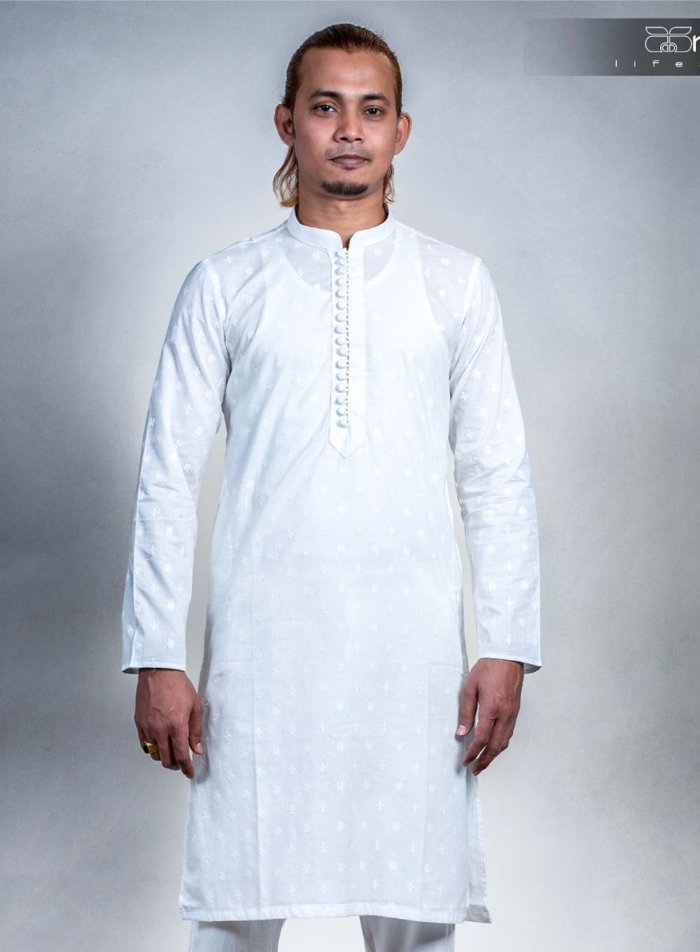 White Panjabi Collection 6