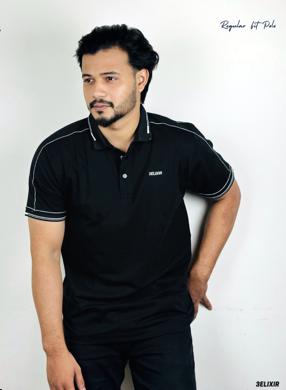 Elixir-Black polo