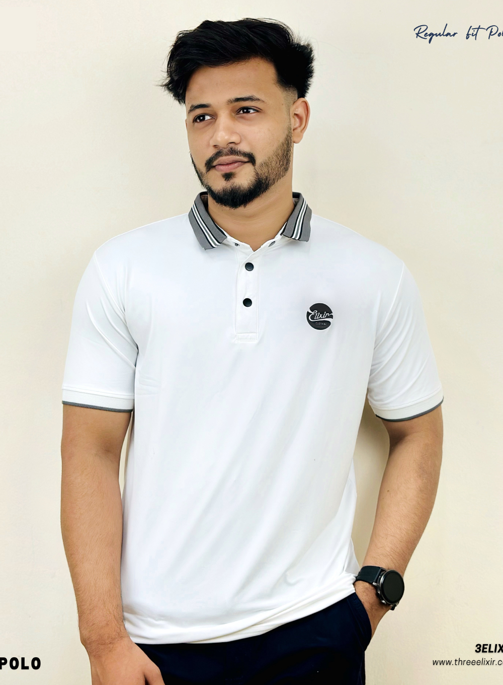 Elixir Butter polo-white