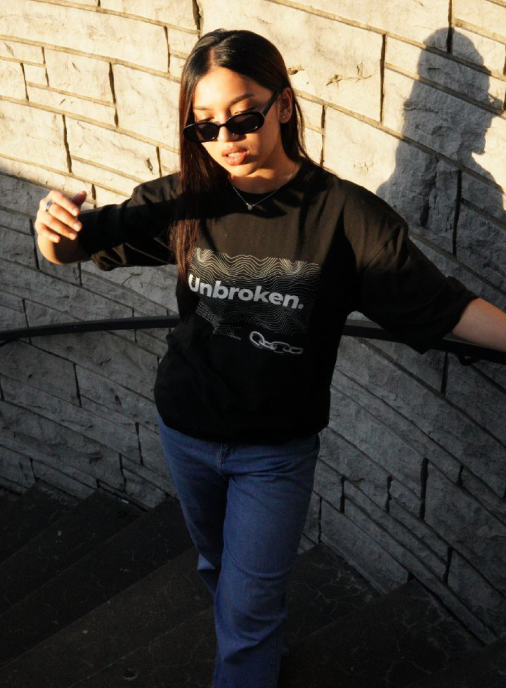 606 - Unbroken | Drop Shoulder T-shirt