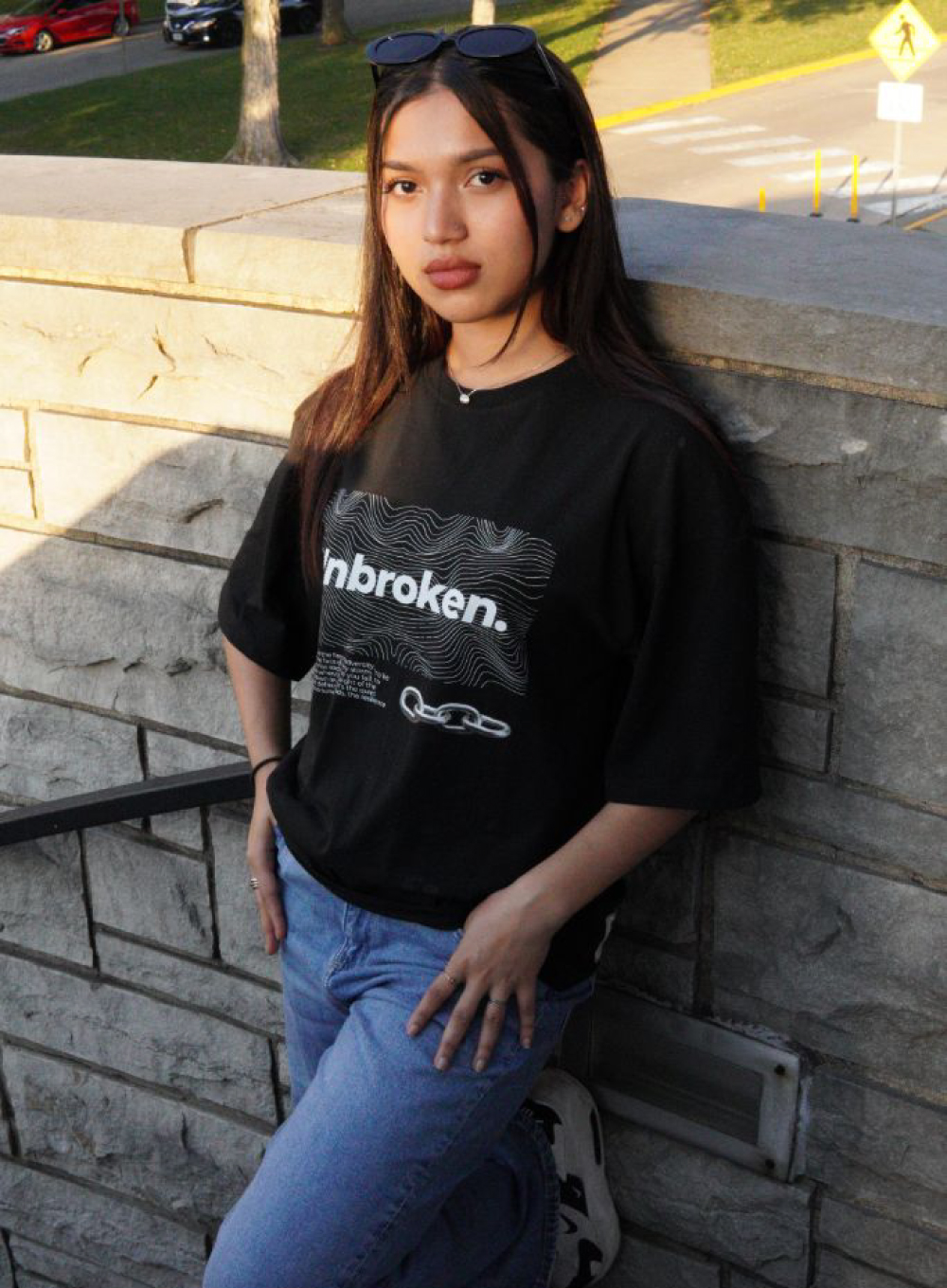 606 - Unbroken | Drop Shoulder T-shirt
