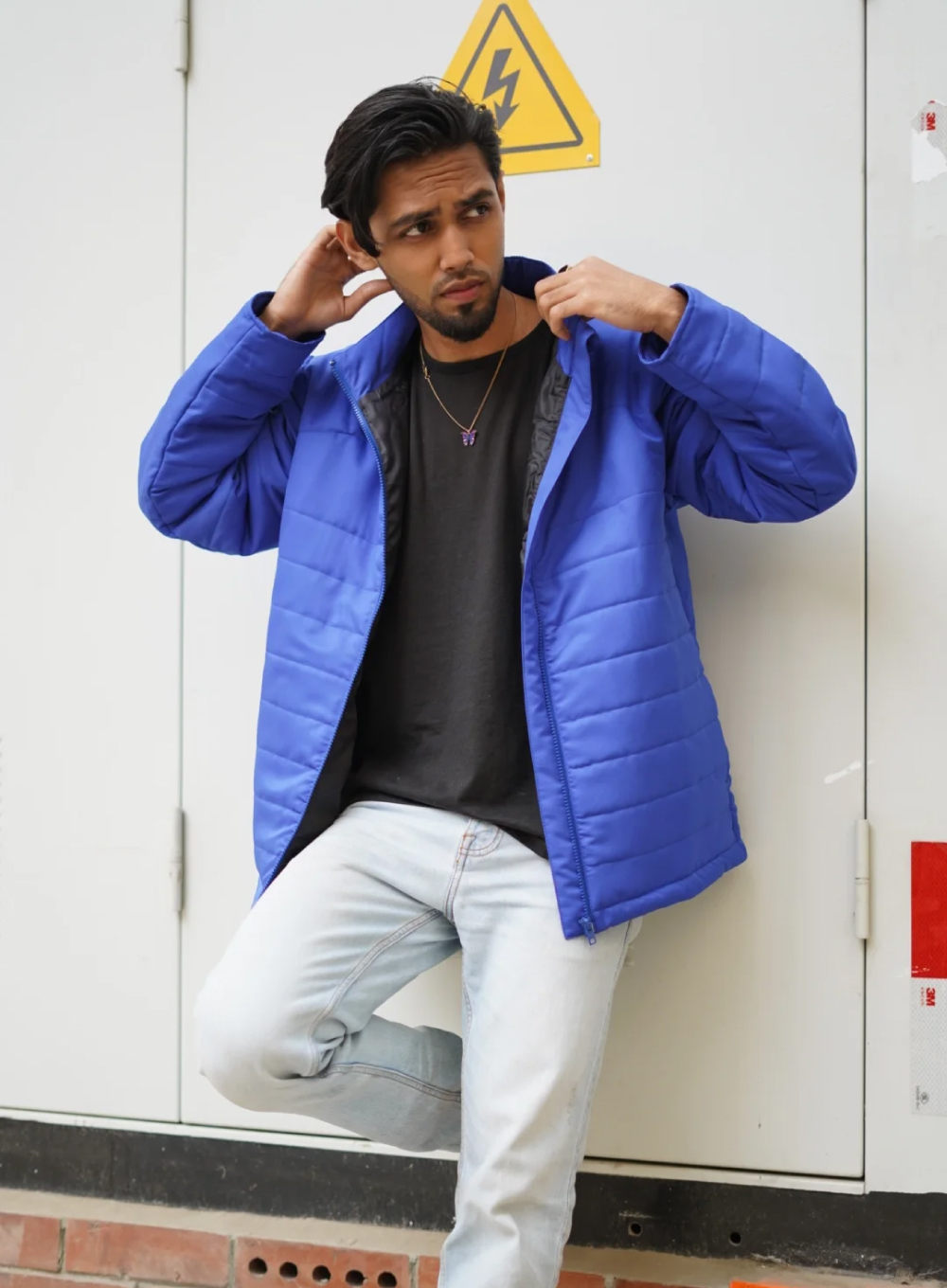 Blue Puffer Jacket