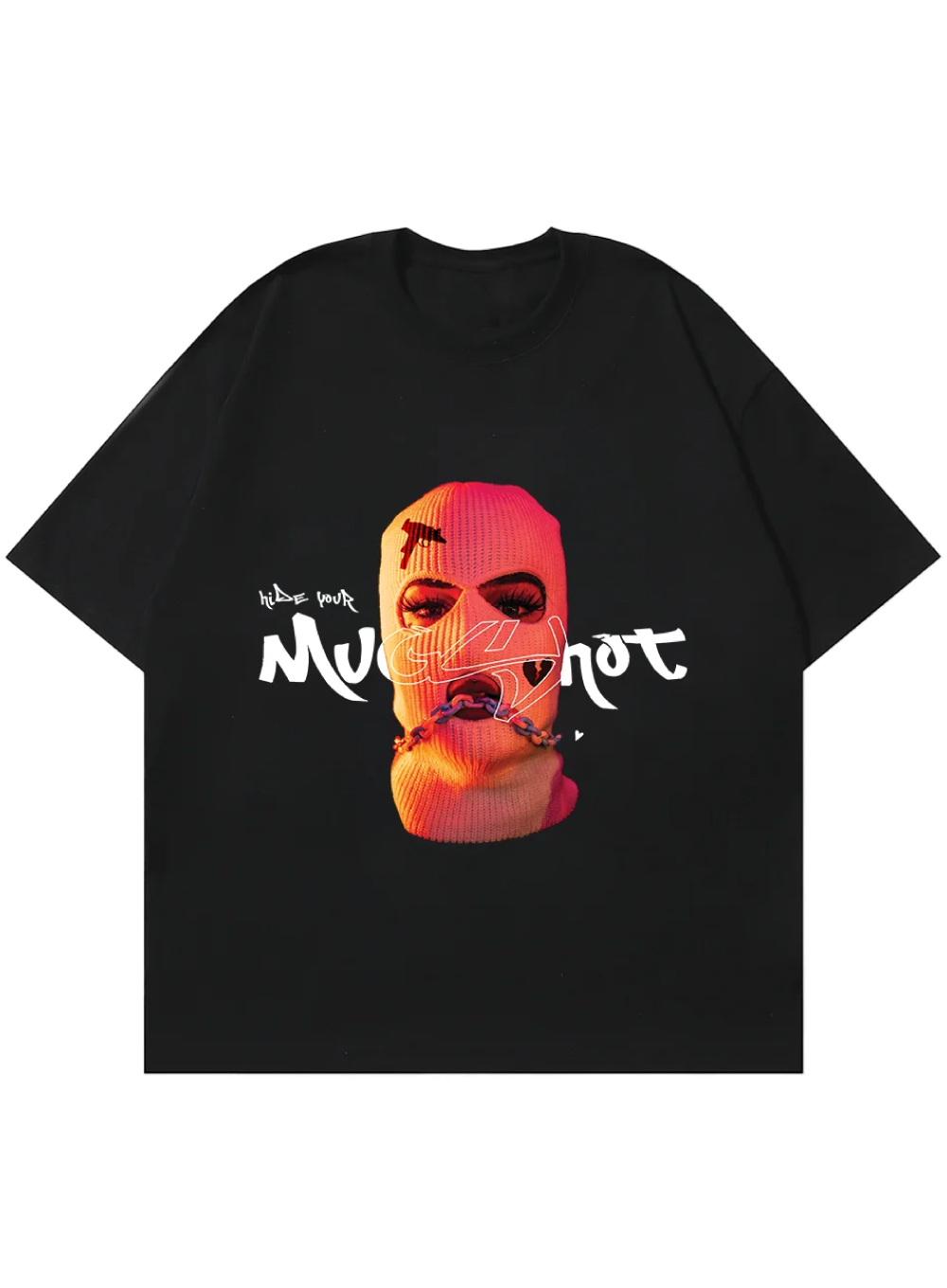 Hide Your Mugshot | Drop Shoulder T-shirt