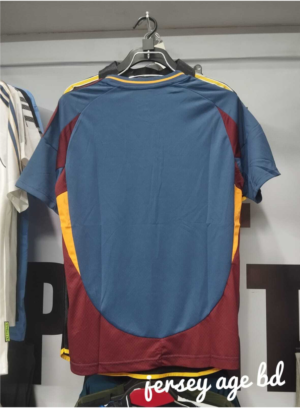 647 - AS Roma Third kit 24-25 season Half Sleeve Jersey
