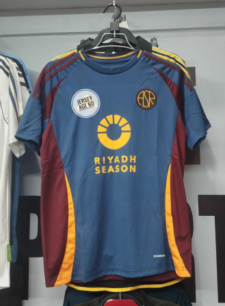 647 - AS Roma Third kit 24/25 season Half Sleeve Jersey