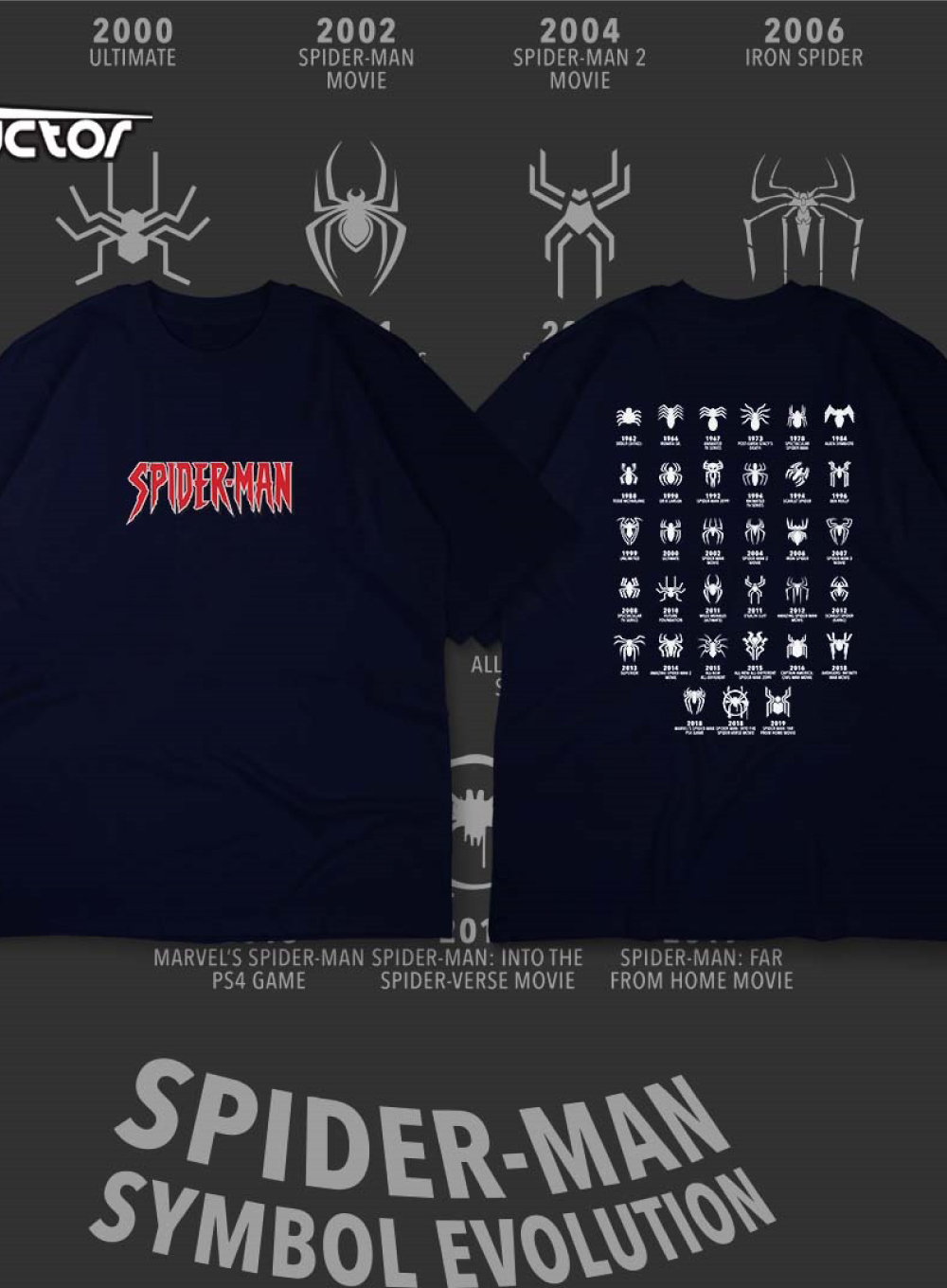 667 - SPIDER-MAN SYMBOL EVOLUTION