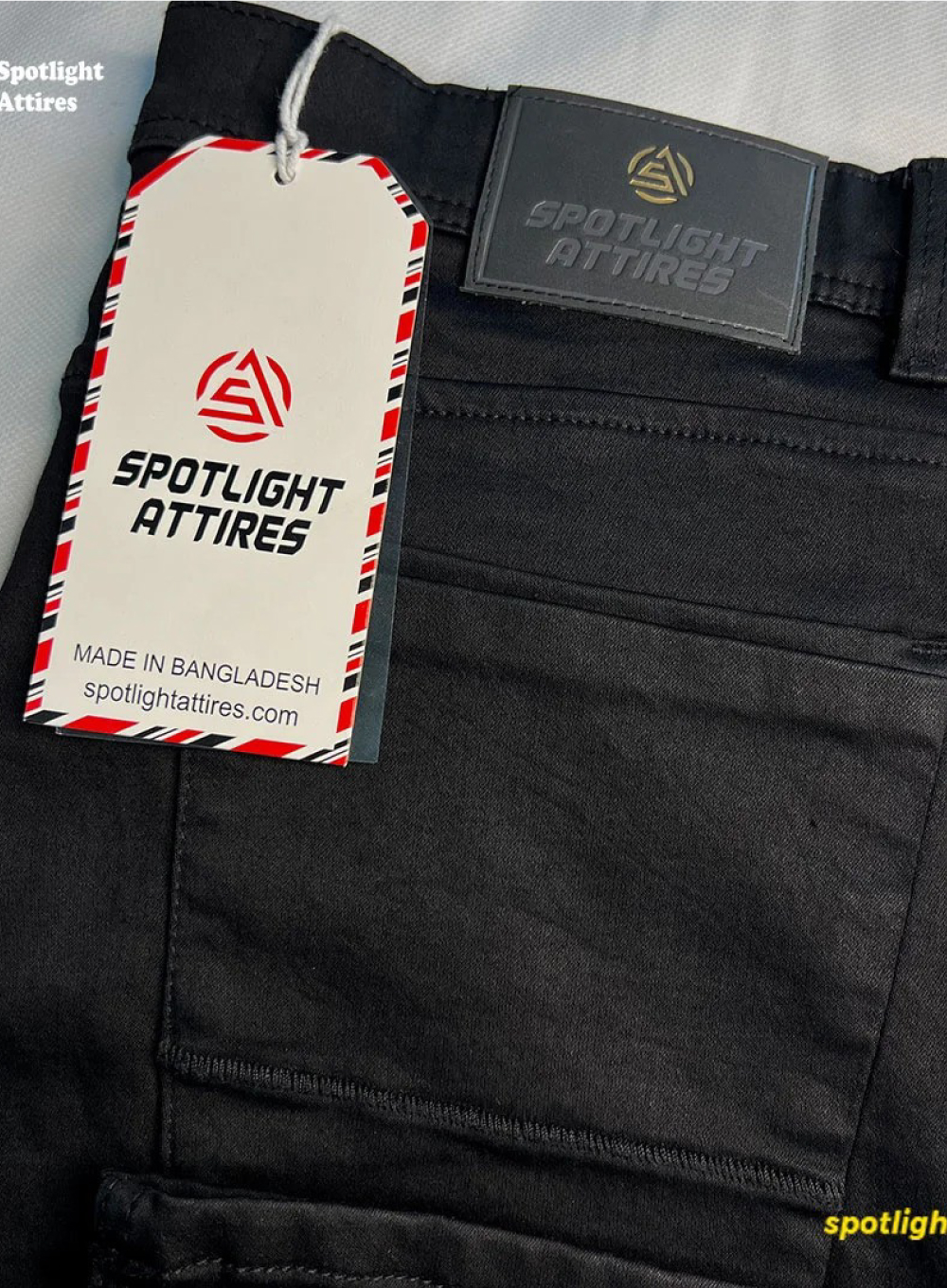 707 - Spotlight Attires Black Denim