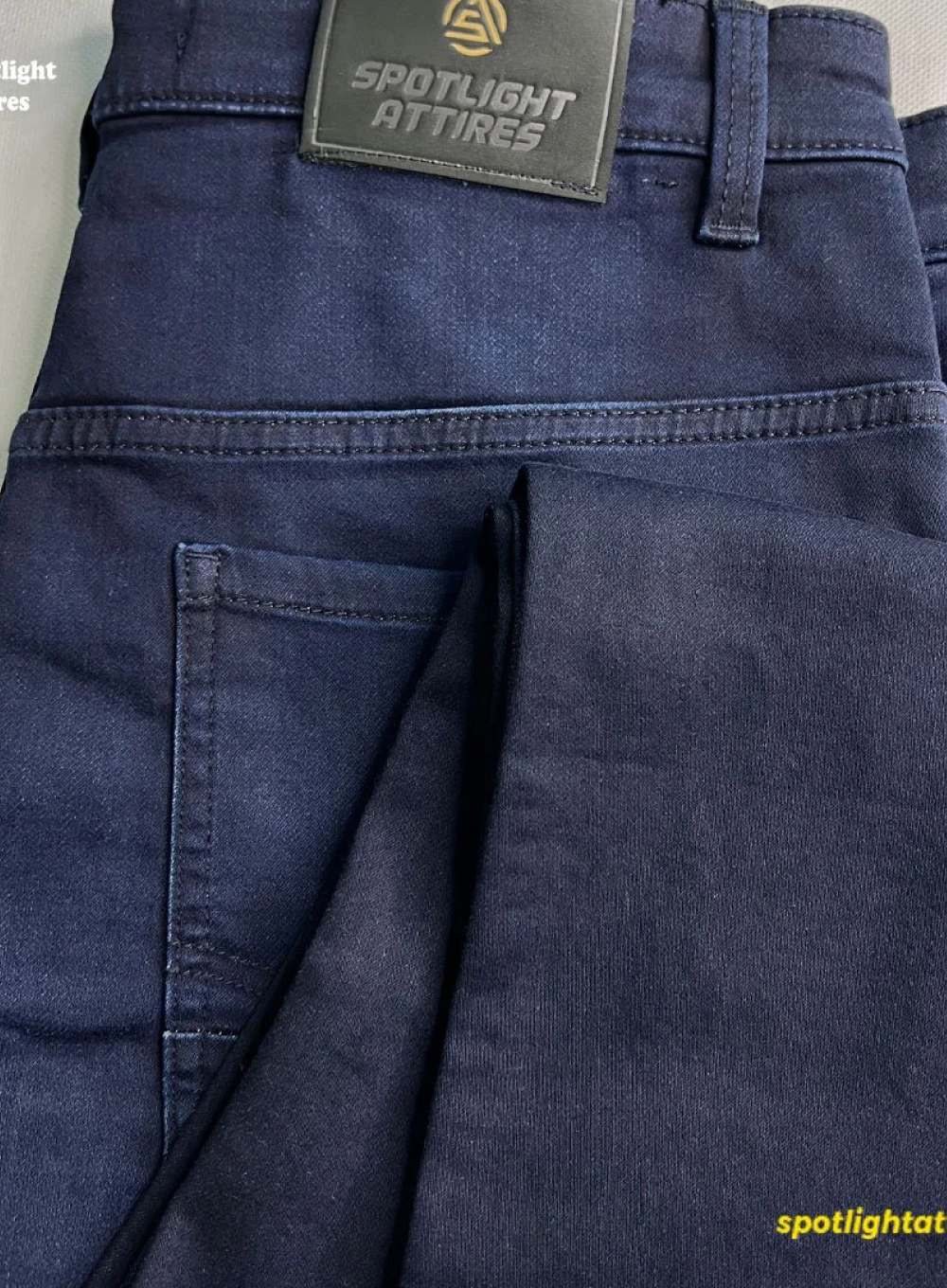 708 - Spotlight Attires Deep Blue Denim