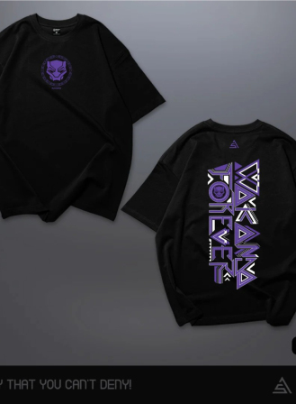 777 - Marvel - Black Panther Drop Shoulder