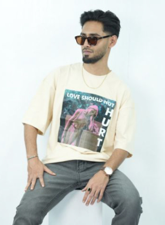 624 - Love Should Not Hurt | Drop Shoulder T-shirt