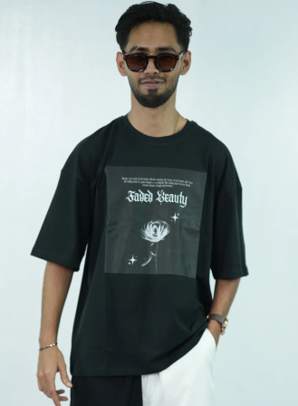 677 - Faded Beauty | Drop Shoulder T-shirt
