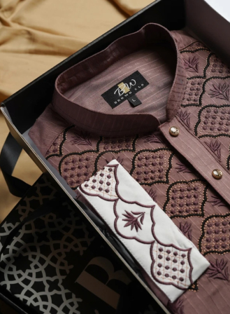 1257 - Rose Mauve Panjabi