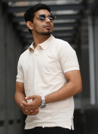 1261 - Formal Polo Cream