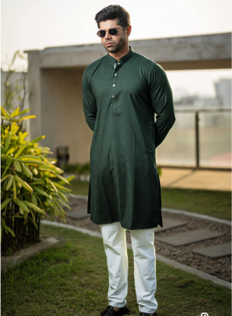 1267 - Urban Attire Panjabi - Green