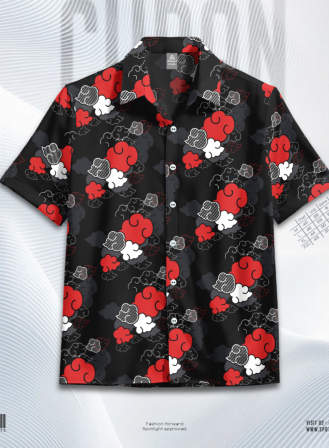 1270 - New Akatsuki Hawaiian Cuban Collar Shirt