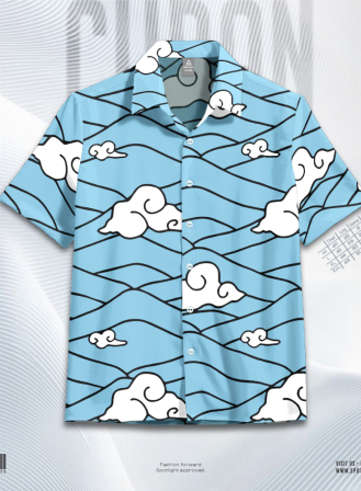 1273 - Sakonji Urokodaki Demon Slayer Hawaiian Cuban Collar Shirt