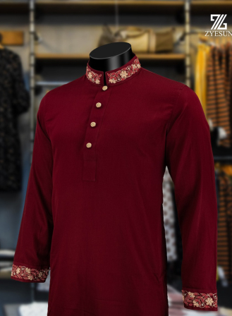 1291 - PLATINUM Panjabi PL23 - Maroon