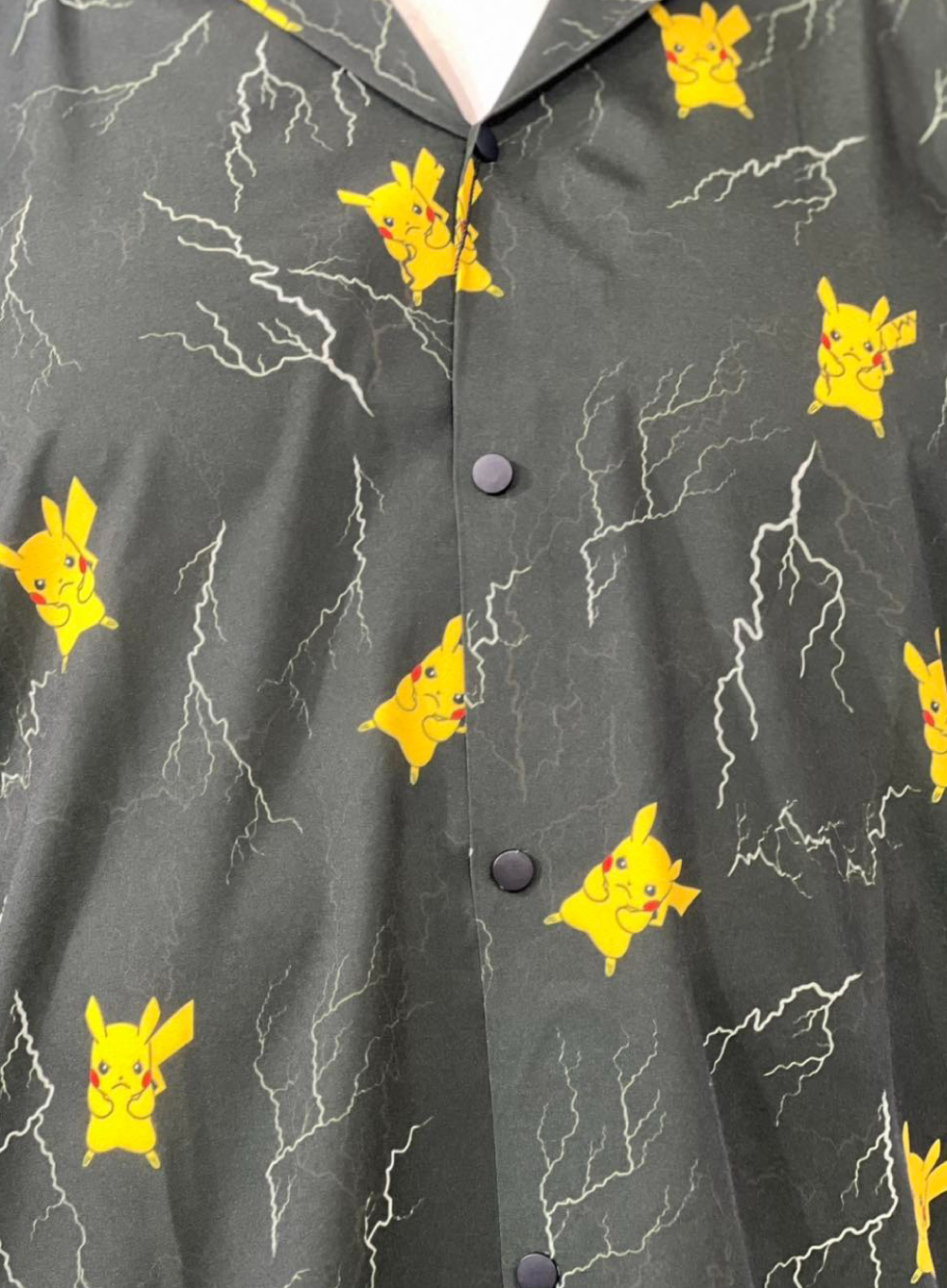 1272 - Pikachu Hawaiian Cuban Collar Shirt