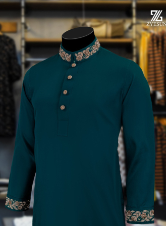 1293 - PLATINUM Panjabi PL25 - Dark Teal