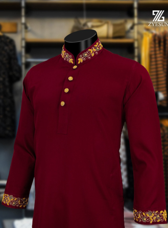 1307 - PLATINUM Panjabi PL37 - Marron