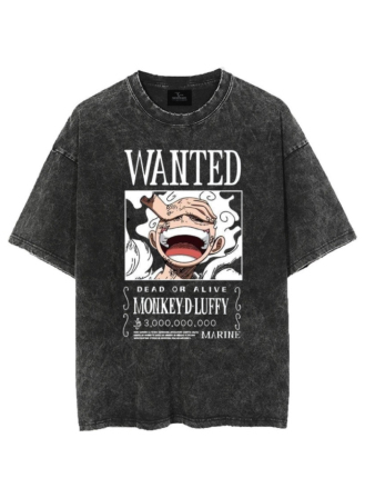 1338 - Washed Black Oversized - Black