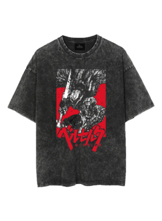 1340 - Black Swordsman Tee - Black
