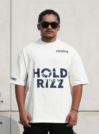 1347 - Rizz – Oversized Tee | Limited Edition | Off-White