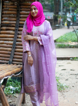 1365 - Jute Fusion 3 Piece - Purple