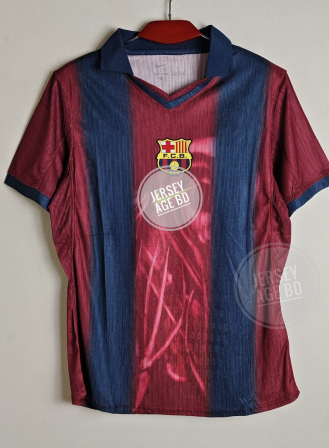 1411 - Barcelona El Clasico Travis Scott Retro Remake Jersey 00-01 Season