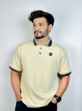 1443 - Oversized POLO Beige Color