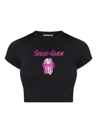 1446 - Feelzaven Crop Top Spider-Gwen