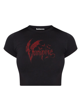 1461 - Feelzaven Crop Top Vampire